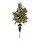 HGTV Home Collection Unlit Swiss Chic Artificial Spray Pair, Set of 2, with Pinecones, Berries, Bells and Mixed Branch Tips, Unlit, HGTV Home Collection, Blue, 28in